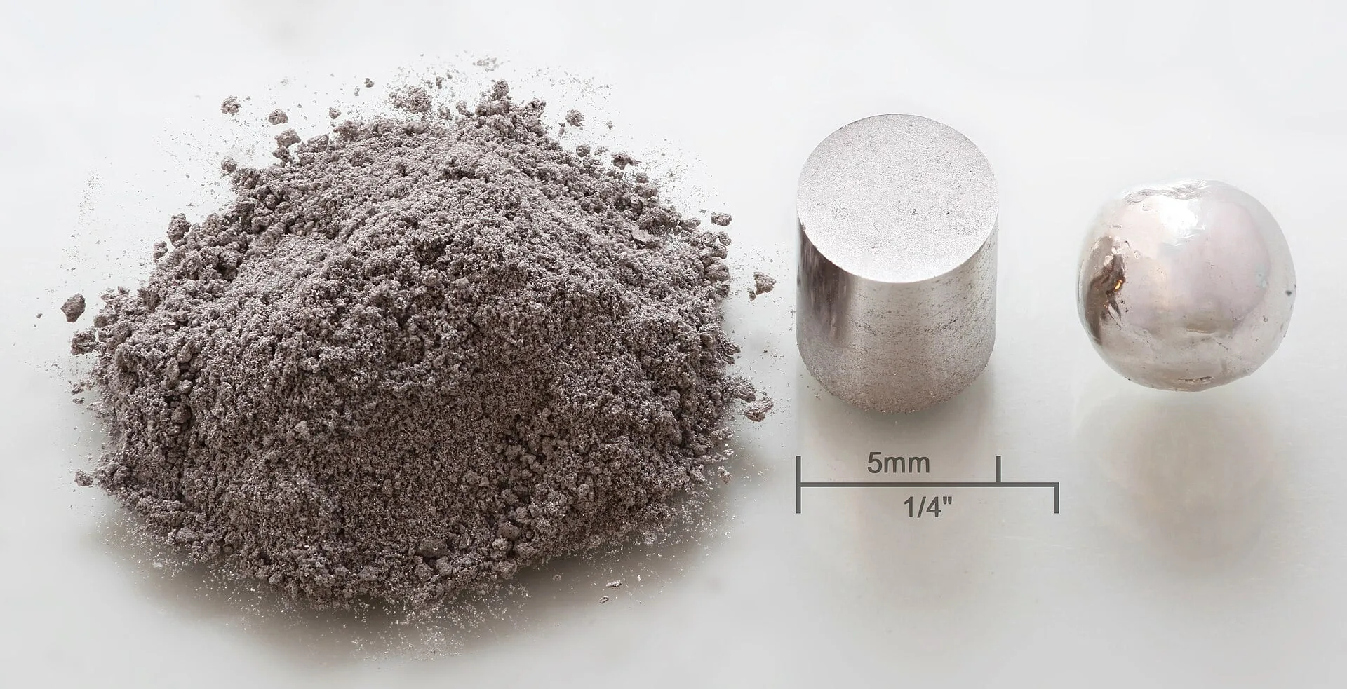 Rhodium_powder_pressed_melted