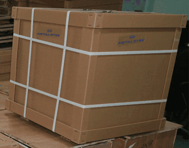 Molybdenum rods and bars in protective packaging for shipment