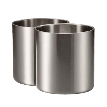Iridium crucible designed for high-temperature applications, ideal for melting and casting materials in laboratory and industrial settings.