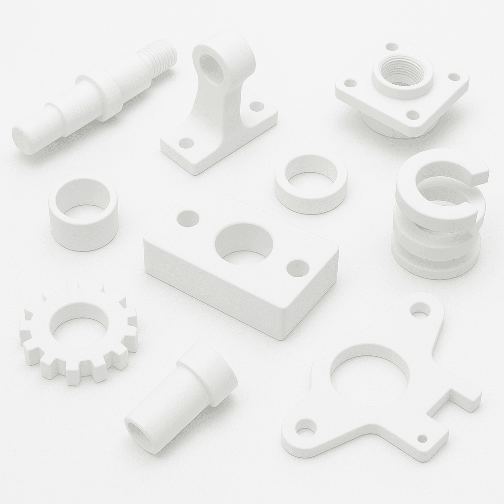 Custom Zirconia Components Parts from metalsTek