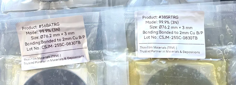 Barium Strontium and Gadolinium Sputtering Target from MetalsTek