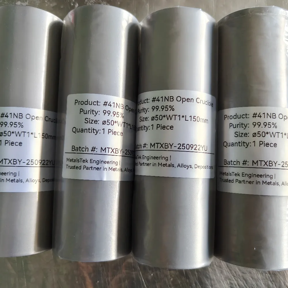 Nb Crucibles Packaging