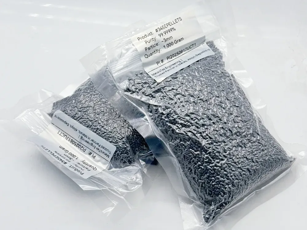 6N Selenium Pieces Made by MetalsTek