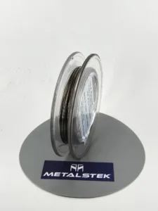 Tantalum wire on a spool photographed by MetalsTek